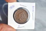 1854 Braided Hair Large Cent!