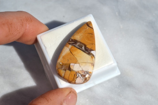 33.64Carat Brecciated Jasper Cabochon