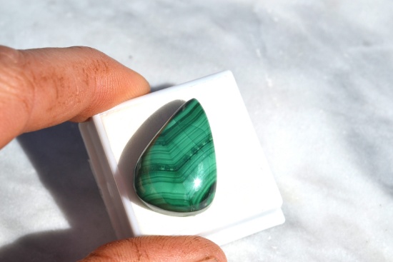 55.42 Carat Malachite Cabochon