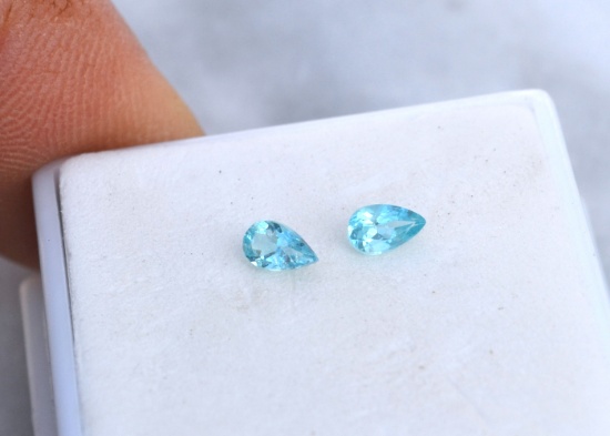 0.47 Carat Matched Pair of Apatite
