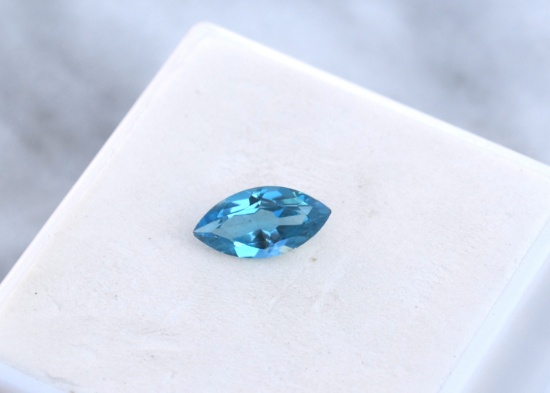 1.28 Carat Gorgeous London Blue Topaz