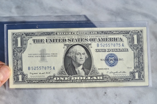 1957 $1 Silver Certificate Note -- Uncirculated