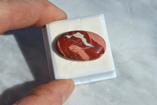 28.40 Carat Jasper Cabochon