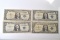 Set of 4 Silver Certificate Star Notes
