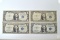 Set of 4 1935 Silver Certificates