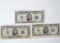 Set of 3 1934 $5 Silver Certificates