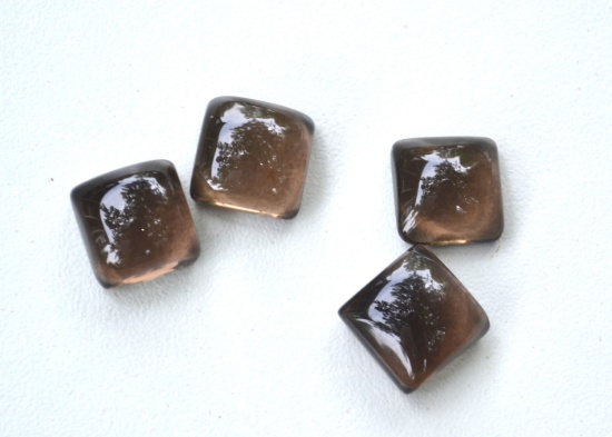 35.36 Carats of Fine Smoky Quartz Cabochons