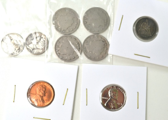 Set of 9 Old Coins
