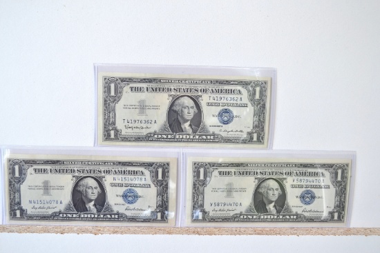 Set of 3 Uncirculated? 1957 Silver Certificates