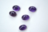 30.79 Carats of Fine Amethyst Cabochons