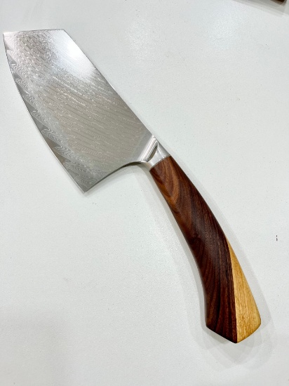 High End, Handmade, Professional Chef Knife with Bolivian Rosewood Handle