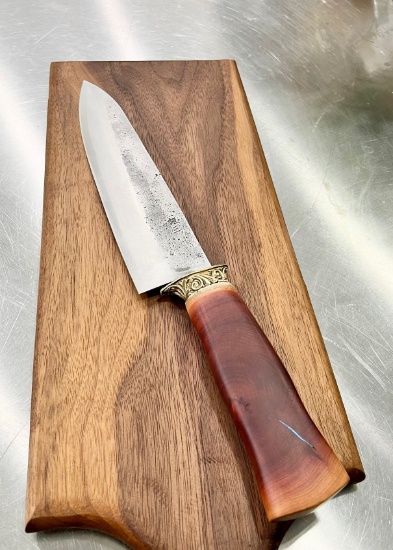 High End, Handmade, Professional Chef Knife with Manzanita Handle