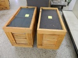 Wooden Crate Display Rack