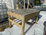 Treated Wood Platform