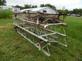 36' steel dock frame