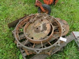 Allis Chalmers steel wheels w/lugs and hubs