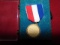 Large Jostens Salutatorian Medal & Iron Range Math League Medal
