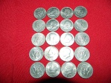 (20) 1973 Kennedy 1/2 Dollars