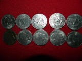 (5) 1974 (5) 1971 Silver Dollars