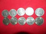 (10) 1776-1976 Silver Dollars