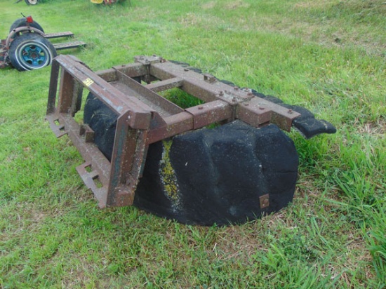 Skidsteer Attachment Manure Pusher