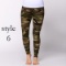 Women's Print Leggings, Open Back Top