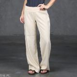 Fold Over Linen Pants, Fold Over Midi Skirt, Boyfriend Fit Short Sleeve