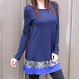 Leopard Colorblock Tunic, Ava A-Line Tunic