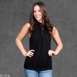 Halter Neck Tank, Fleece Lined Leggings, Popcorn Button Cardigan