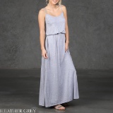 Solid Lounge Maxi Dress, Short Sleeve Tunic