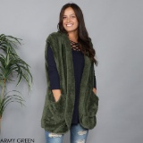 Hooded Cocoon Vest