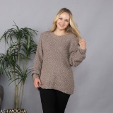 Popcorn Knit Pullover