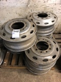 USED ALCOA ALUMINUM WHEELS 24.5 X 8.25