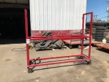 ROLLING TIRE RACK   (8ft X 2ft)