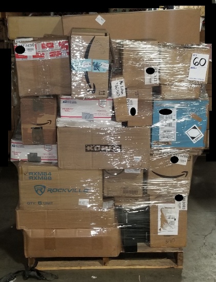 Boxed Pallet ~ Unclaimed Product & Some Returns