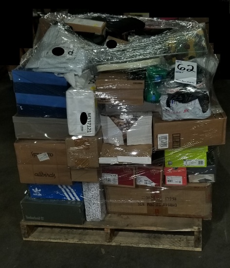 Pallet Of Shoes ~ Unclaimed & Some Returns
