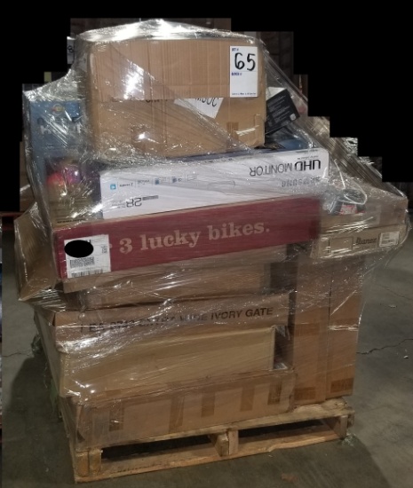 Boxed Pallet ~ Unclaimed Product & Some Returns