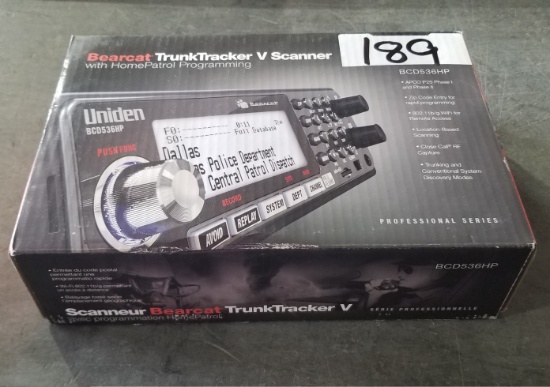 Bearcat Trunktracker V Scanner