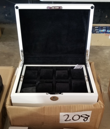 Locking 2-Tier Watch Box