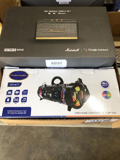 (2) Bluetooth Speakers