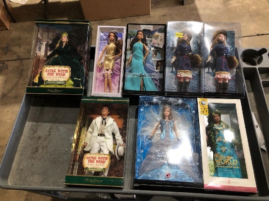 (8) Collector Barbies