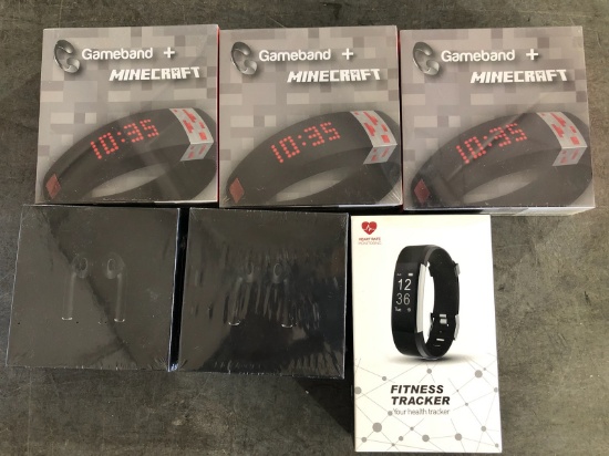 Minecraft Gamebands / Earpods & Fitness Tracker