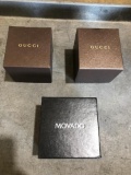 DESIGNER WATCHES    (GUCCI & MOVADO)