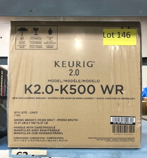 Keurig K2.0-K500 Wr Single Serve Coffee Maker