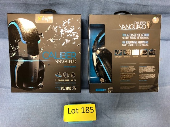 (2) Ifrogz Caliber Vanguard Gaming Headsets