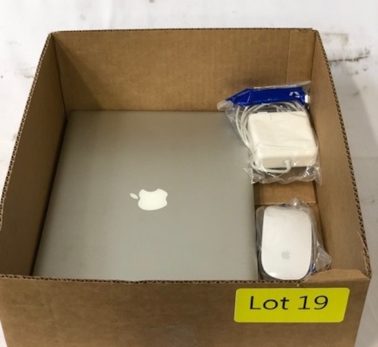 Macbook Pro w/ Unopened Power Supply & Mouse