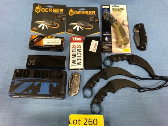 (13) Folding - Tactical & Hunting Knives