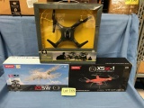 (3) Remote Control Quadcopters