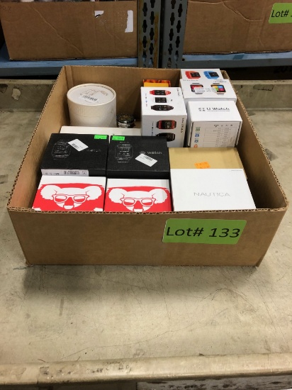 BOX OF MENS WRIST WATCHES