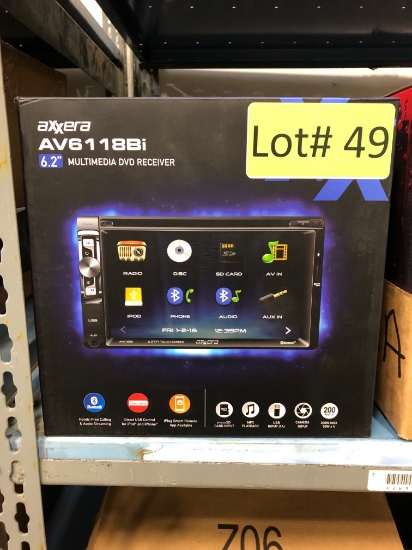 (1) Axxera Av6118bi Multimedia Dcd Receiver